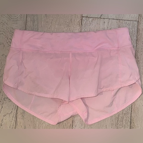 RARE LULULEMON SPEED UP SHORT-MIAMI PINK Size:6 - Picture 7 of 11